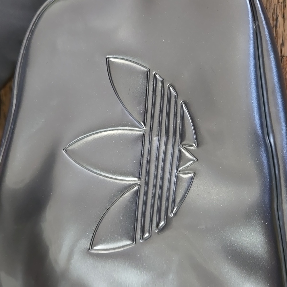Adidas Silver Mini Airliner Bag - Picture 3 of 7